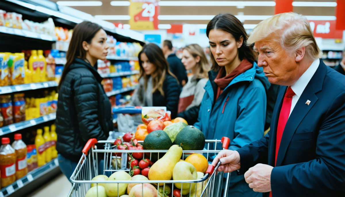 analyse des conséquences de la politique de trump sur l'économie américaine, avec une hausse notable des prix aux états-unis.