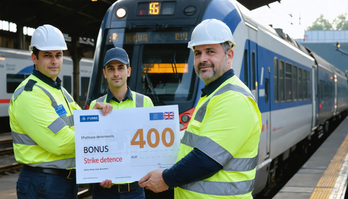 la sncf propose une prime de 400 euros pour inciter les salariés à ne pas faire grève, dans un contexte de tensions sociales.