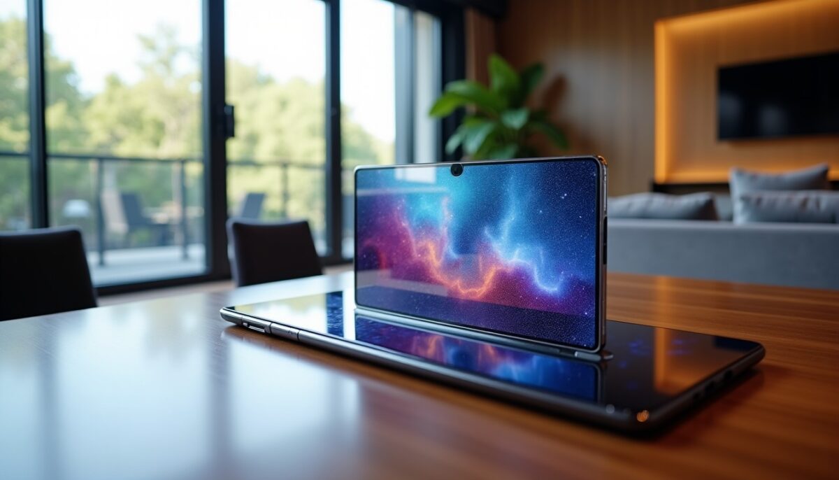 Samsung dévoile un smartphone innovant à triple écran pour une expérience immersive