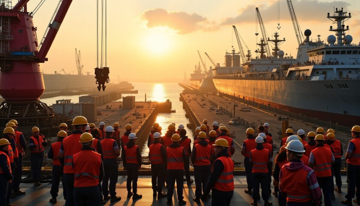 Les cinq pôles majeurs qui rassemblent les 59 100 emplois de la filière navale en France